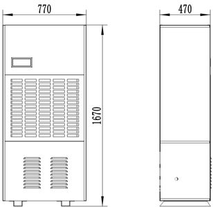 工業(yè)除濕機尺寸